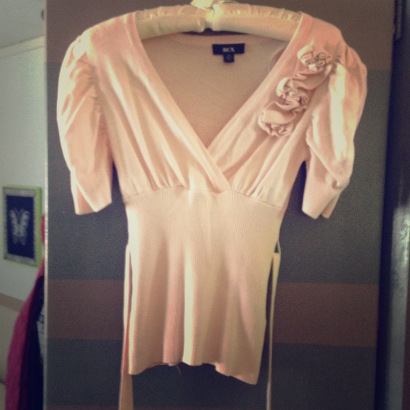 Pale pink BCX sweater