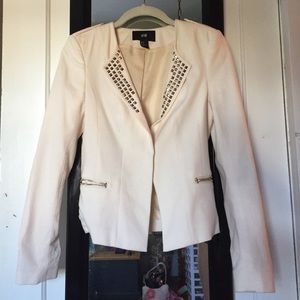 H&M studded blazer!