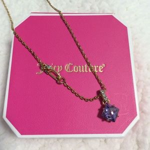 NWT Juicy Couture Pyramid stud & safety pin nklace