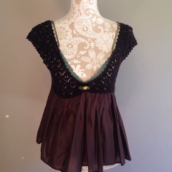 FREE PEOPLE knit shirt