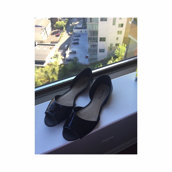 Kenneth Cole Reaction Peep Toe D'Orsay Flats