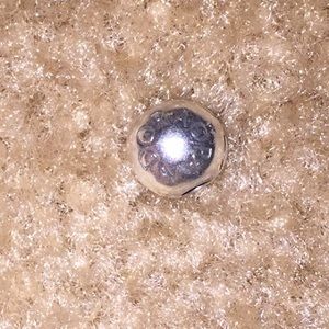 Sterling silver Pandora Clip.