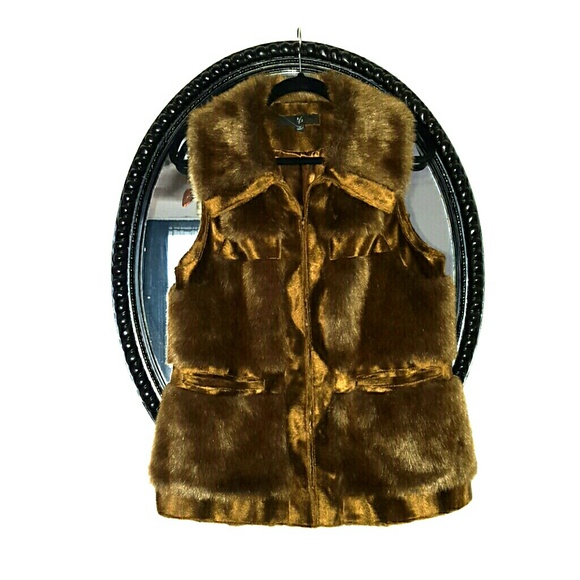 Cozy faux fur vest