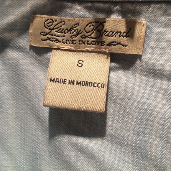 Lucky Brand Denim Shirt - Picture 3 of 4