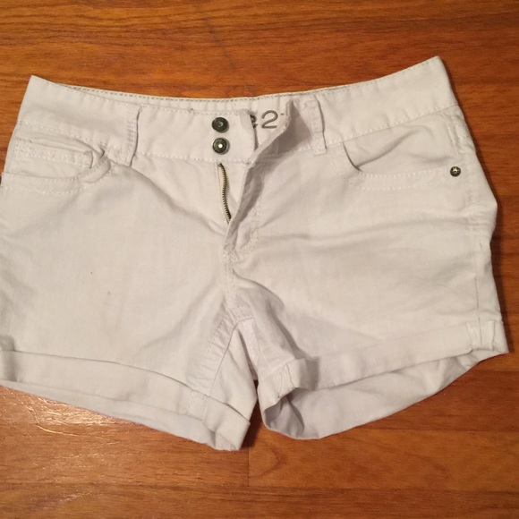 Rue 21 White Jean Shorts