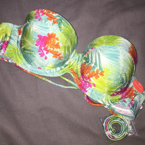 tropical bathing suit top