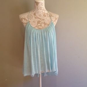 Planet blue light blue halter