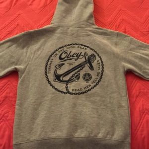 Grey Obey hoodie