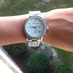 Womens Michael Kors Silver watch