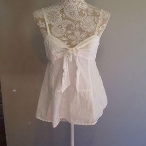 Marc by Marc Jacobs white tank with bow