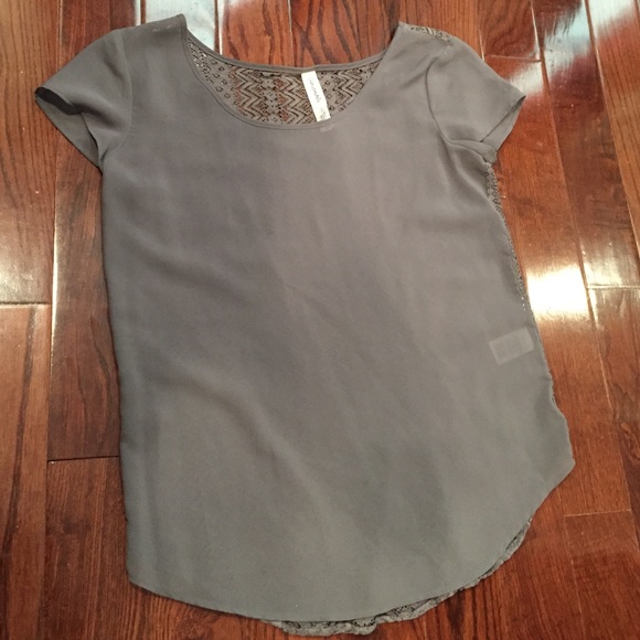 Sheer and lace top Aeropostale