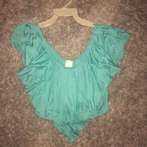 Ruffle crop top