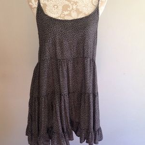 BRANDY MELVILLE DRESS black with white flowers