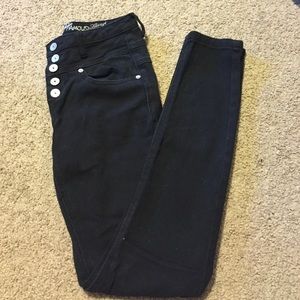 High waisted skinnies