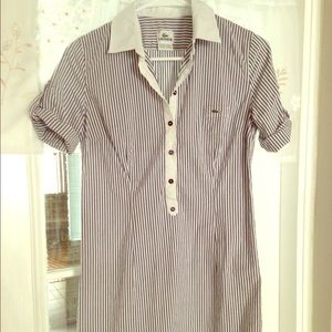 Lacoste polo dress Navy and White (reduced)