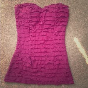 Charlotte russe strapless top