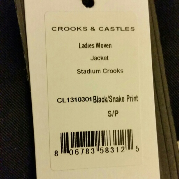 **SOLD**Crooks & Castles Stadium Jacket in S/P - Picture 4 of 4