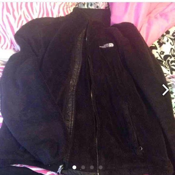 Black fuzzy north face