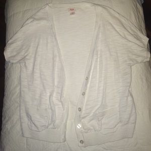 Short sleeve cardigan
