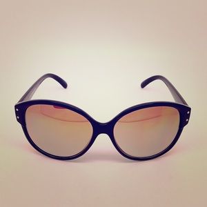 NEW Gold Mirrored Oversized Sunglasses