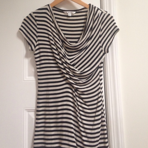 Cabi Draped Stripe Tee