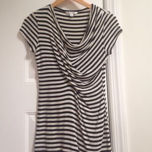 Cabi Draped Stripe Tee