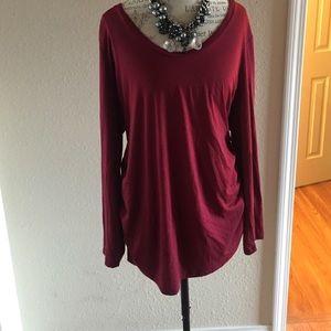 Red rouged tunic