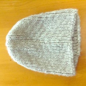 Grey Knit Beanie