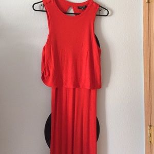 Burnt orange TopShop dress (new with tags)