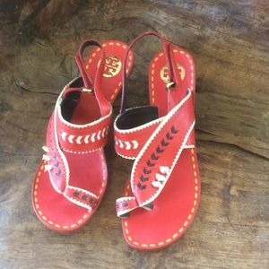 Never Worn Tory Burch Kitten Heels