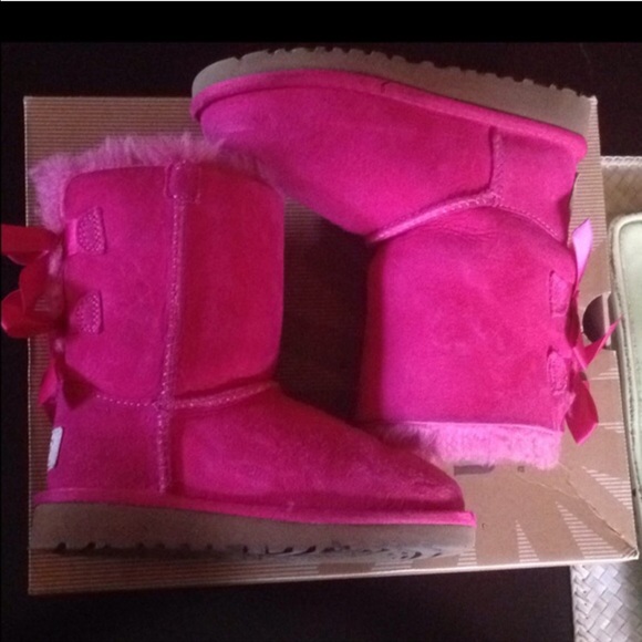 Ugg pink kids boots