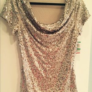 Sequin top. Brand new with tags