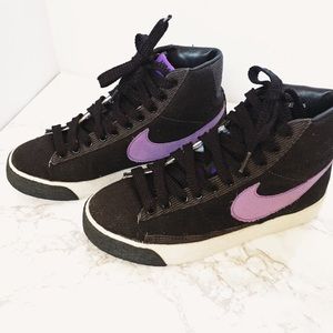 Nike high top Blazers polka dot
