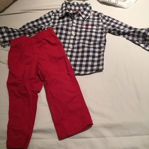 Carter's 2 piece boys outfit 18mths