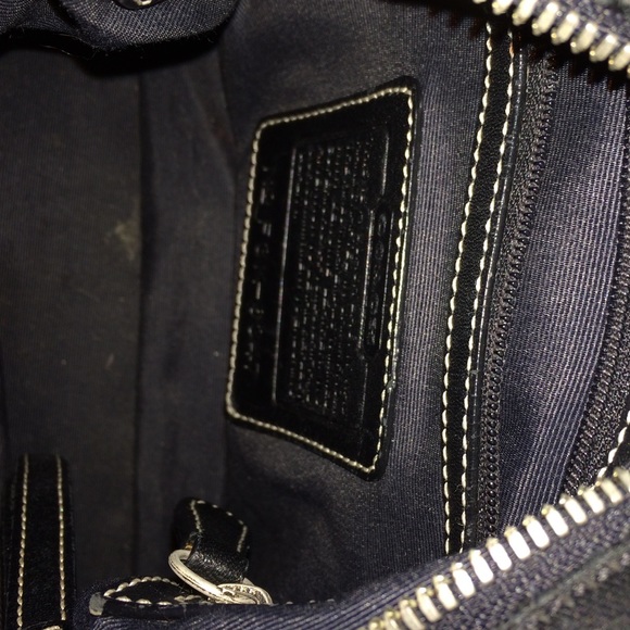 Black Coach Purse - Picture 3 of 4