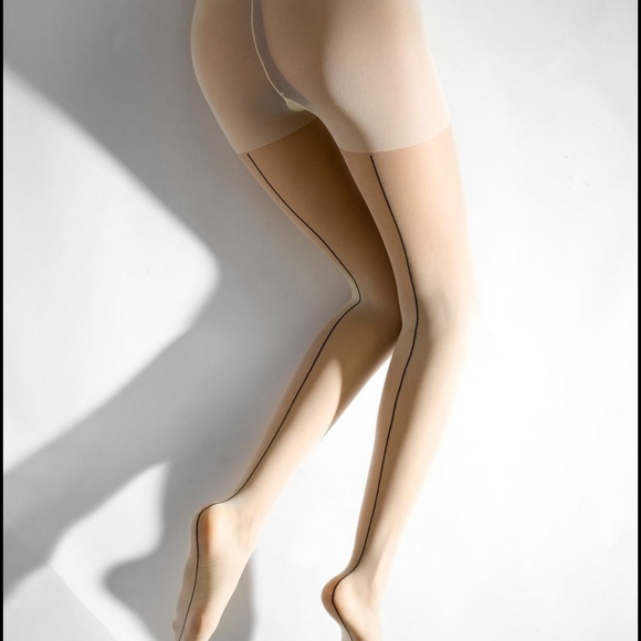 American Apparel Sheer Luxe Back Seam Pantyhose