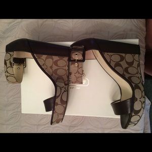 Authentic Coach wedges.