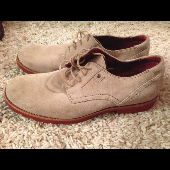 Men's Oxfords taupe🏃🏽