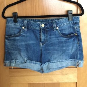 Tory Burch cut-off denim shorts size 28