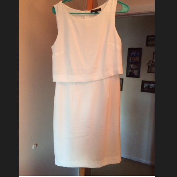 White Banana Republic dress