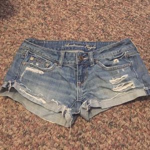American eagle jean shorts