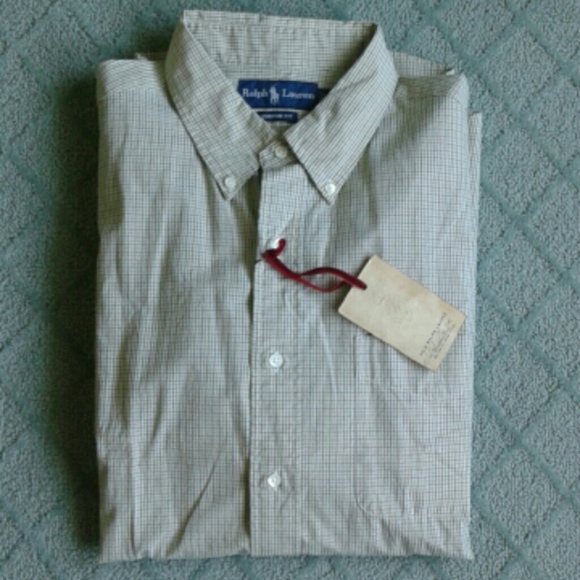 Ralph Lauren custom fit button down shirt
