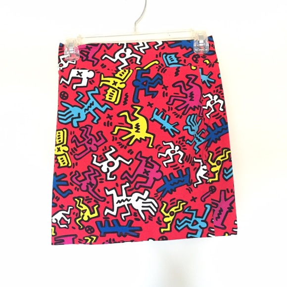 Keith Haring mini skirt