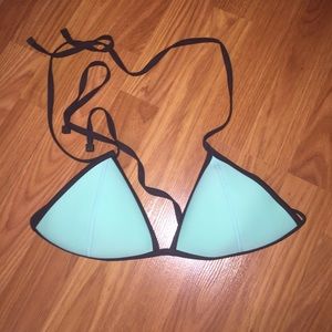 Mint Triangl Bikini Top
