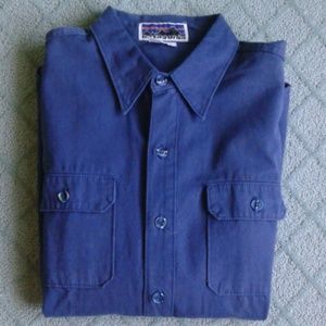 Patagonia thick cotton button down shirt