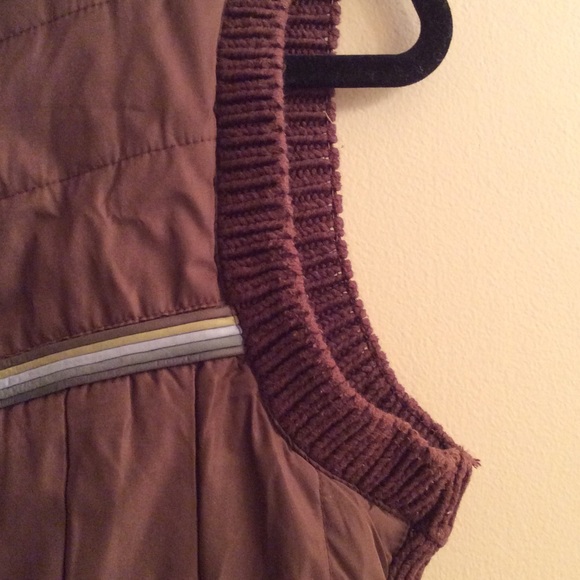 FINAL$$ Fossil Knit & Poly Winter Zip Vest GUC XL - Picture 2 of 4