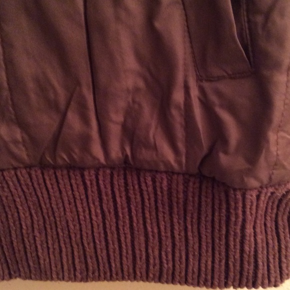 FINAL$$ Fossil Knit & Poly Winter Zip Vest GUC XL - Picture 3 of 4