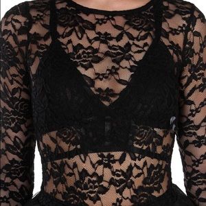 WINDSOR Dresses - Bella Black Formal Lace Tulle Dress WINDSOR Dresses - Bella Black Formal Lace Tulle Dress