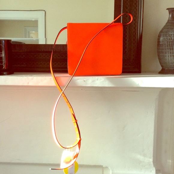 Sale! NWT kate spade Hunter Orange Leather Bag