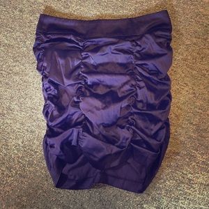 Ruffled pencil skirt